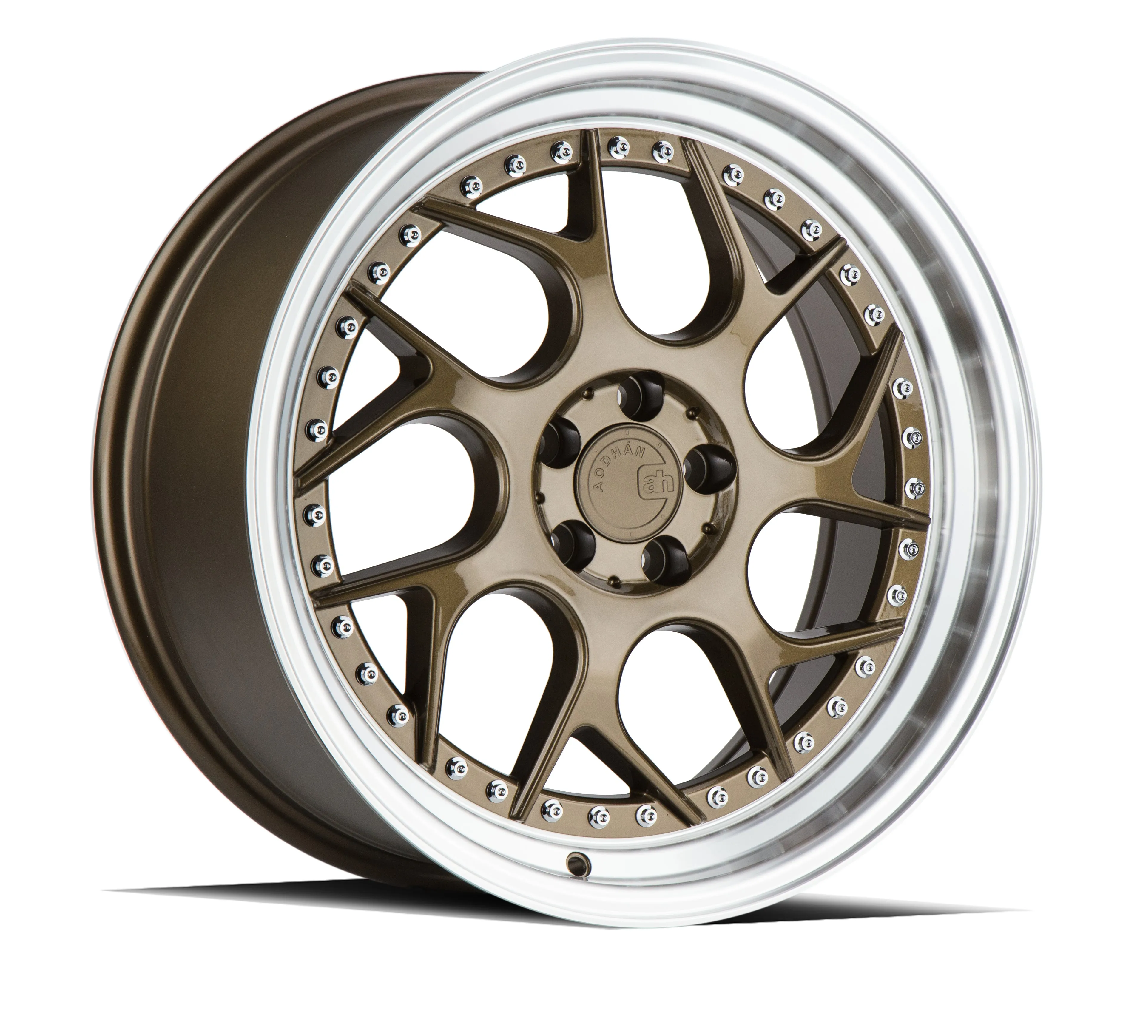 Aodhan DS01 18x8.5 5x100  35 Bronze w/Machined Lip