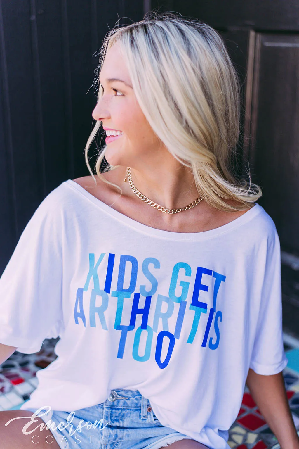 AOII Kids Get Arthritis Slouchy Tee
