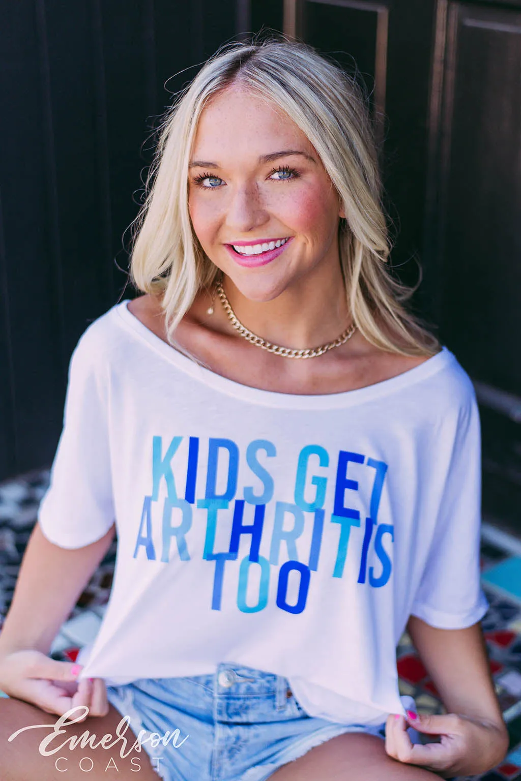 AOII Kids Get Arthritis Slouchy Tee