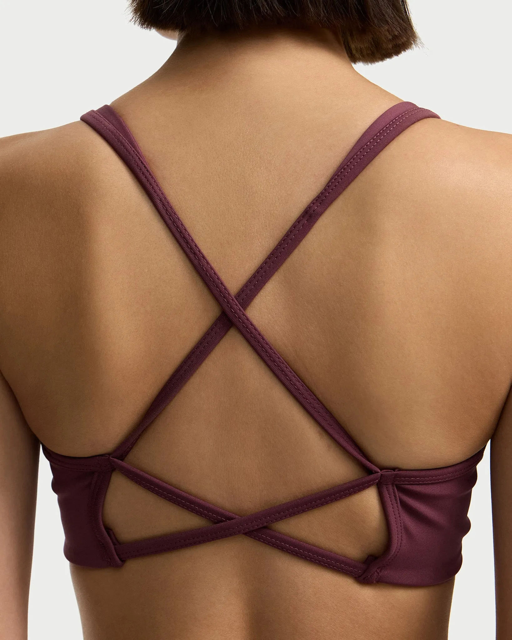 Appearance Twisted Nylon Bra (Outlet)