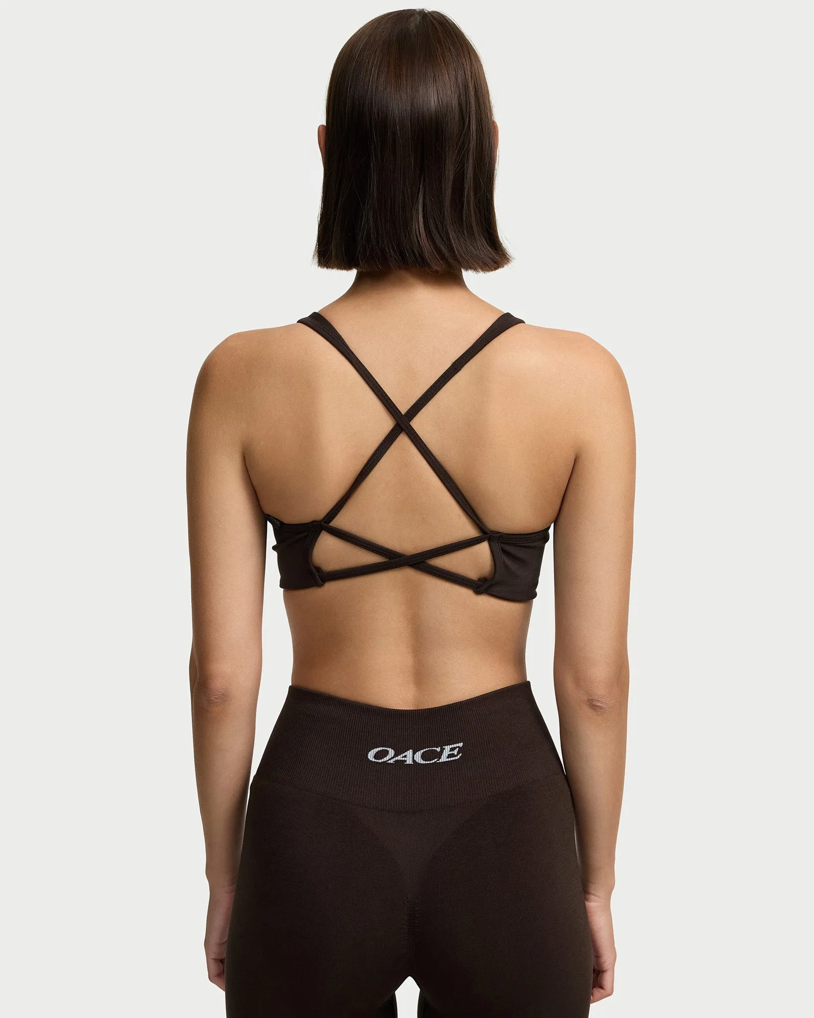 Appearance Twisted Nylon Bra (Outlet)