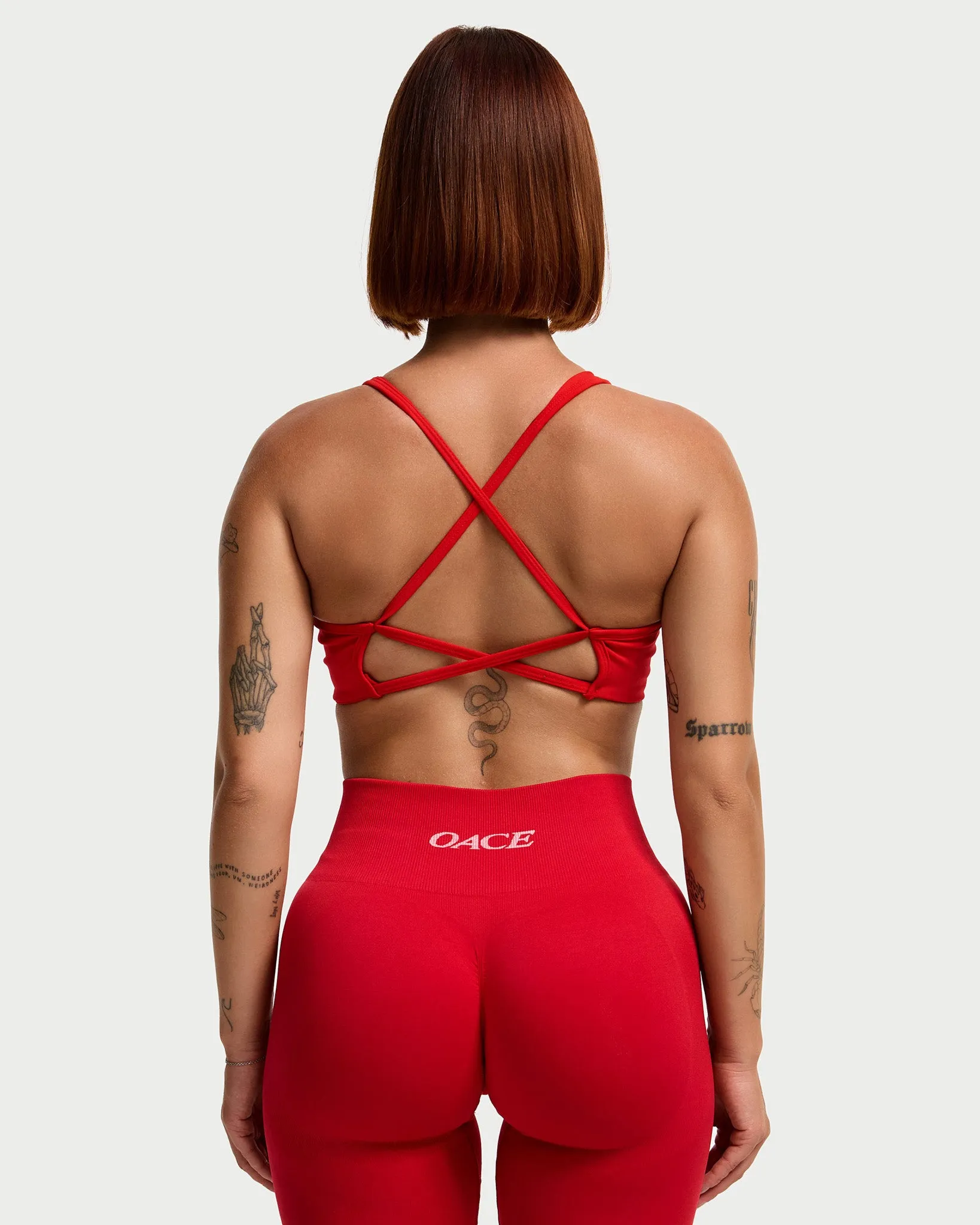 Appearance Twisted Nylon Bra (Outlet)
