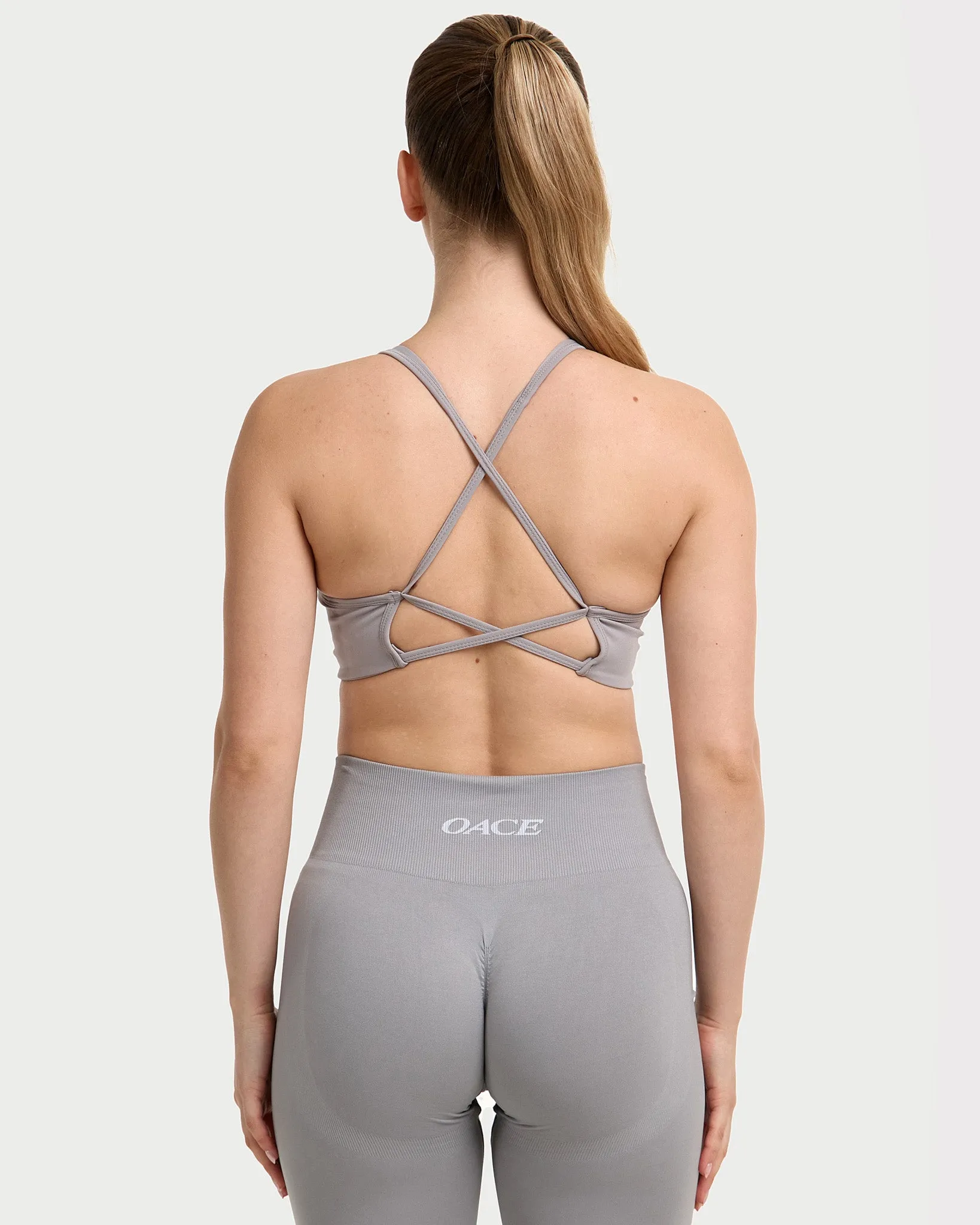 Appearance Twisted Nylon Bra