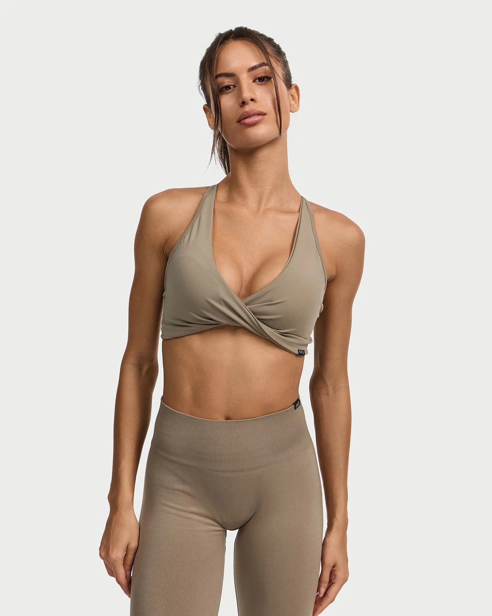 Appearance Twisted Nylon Bra