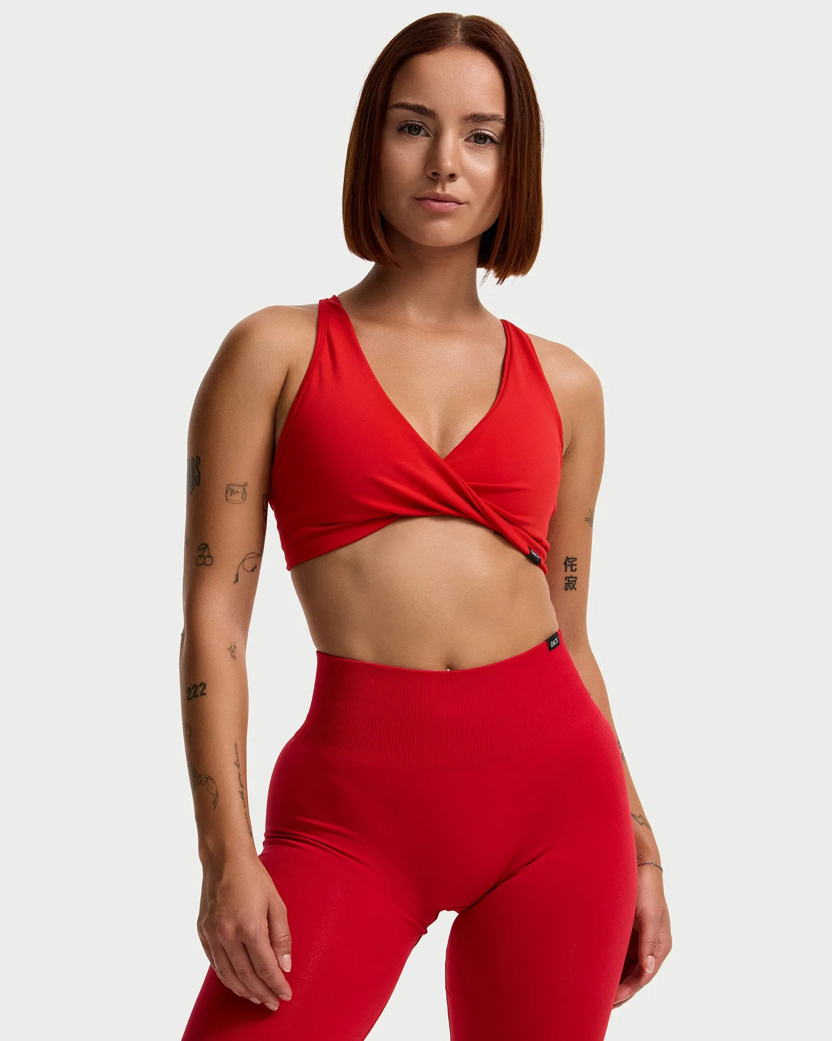 Appearance Twisted Nylon Bra