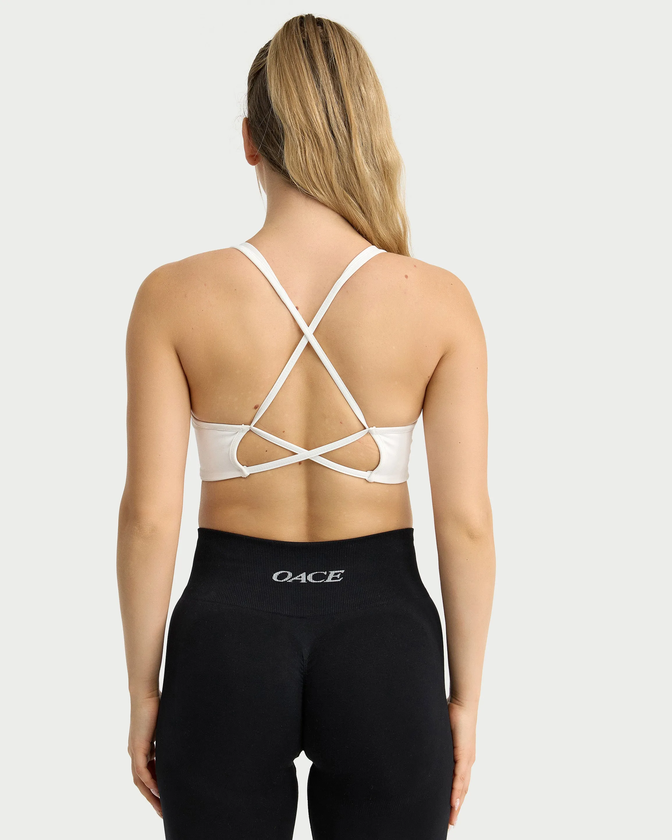 Appearance Twisted Nylon Bra