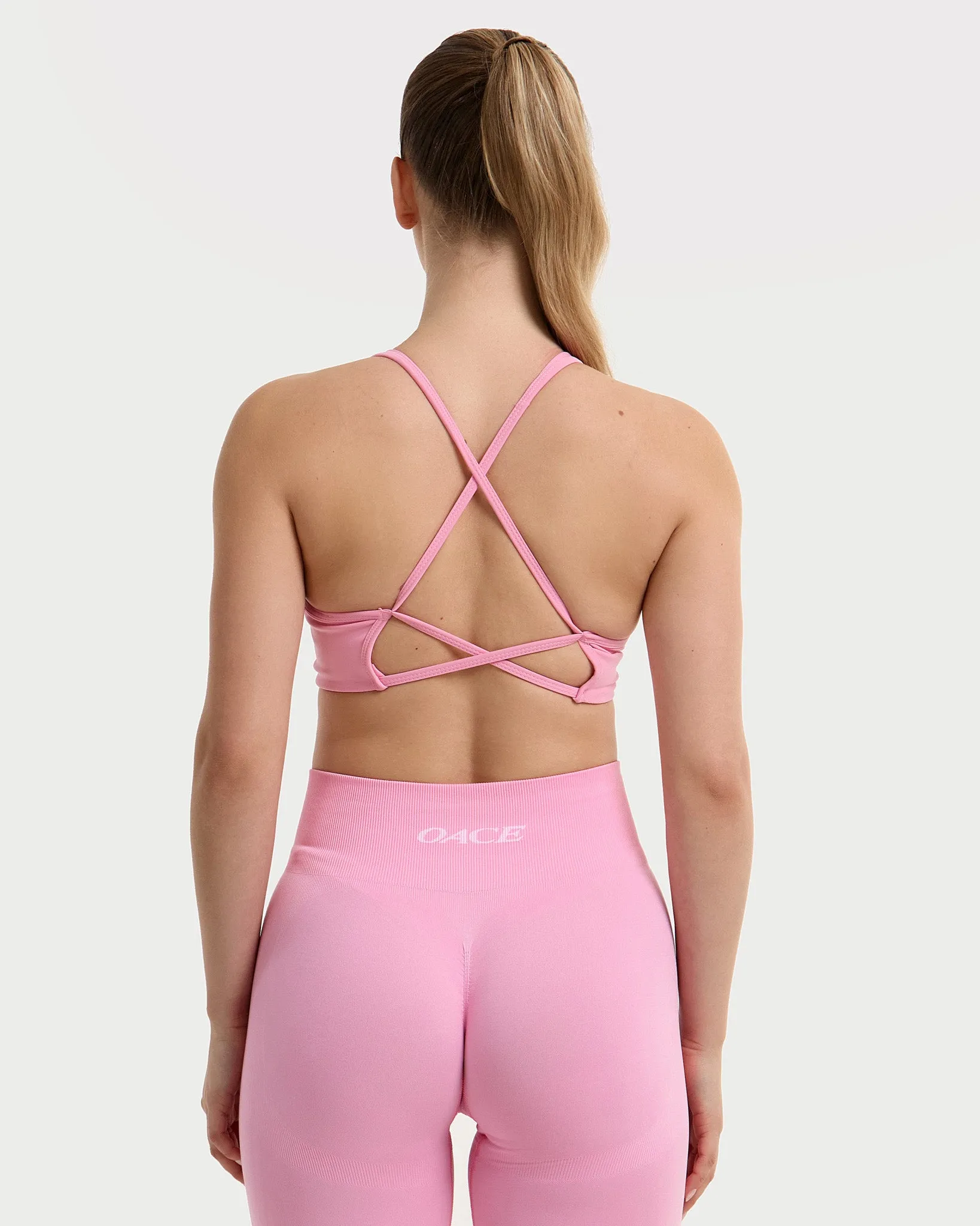 Appearance Twisted Nylon Bra