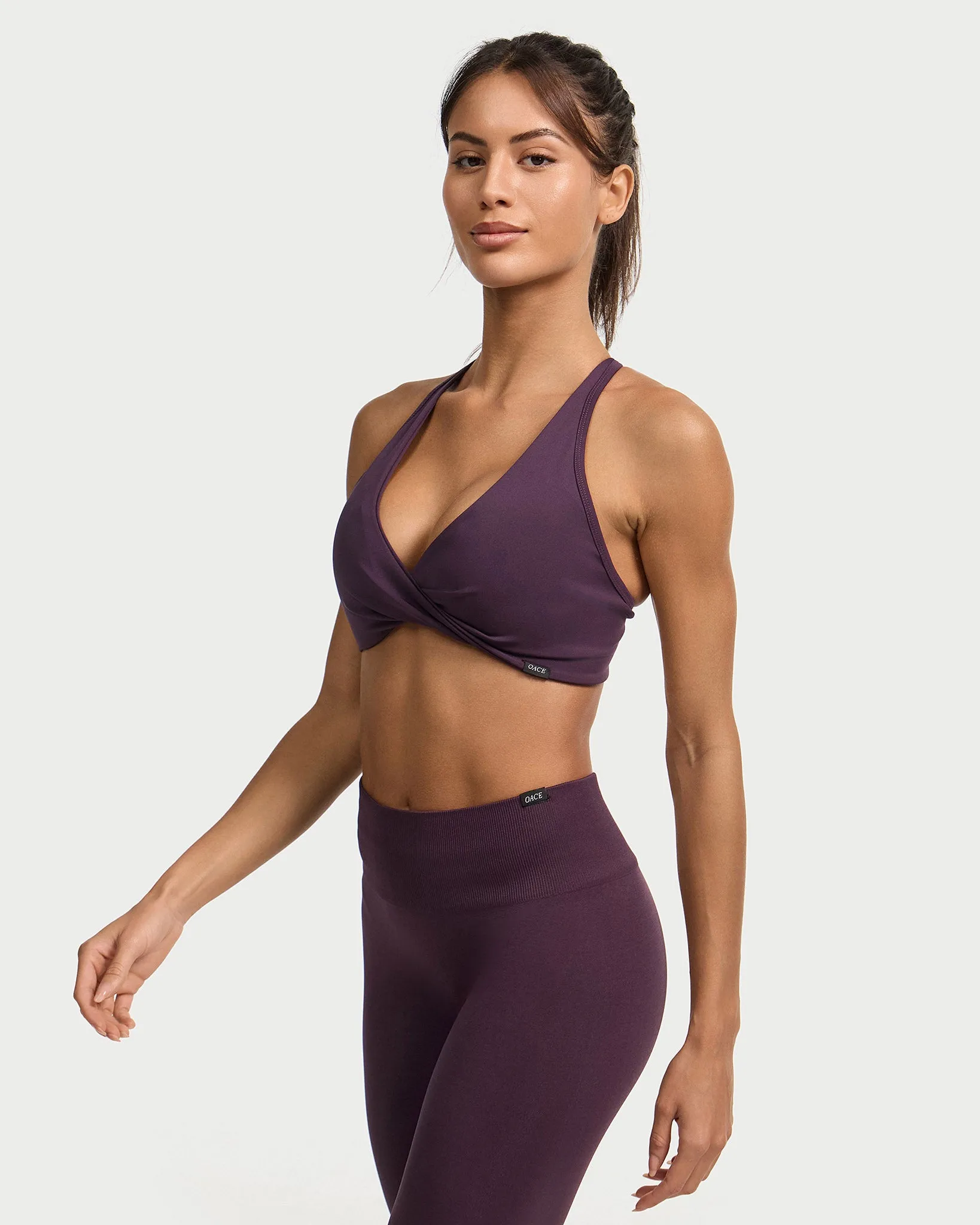 Appearance Twisted Nylon Bra