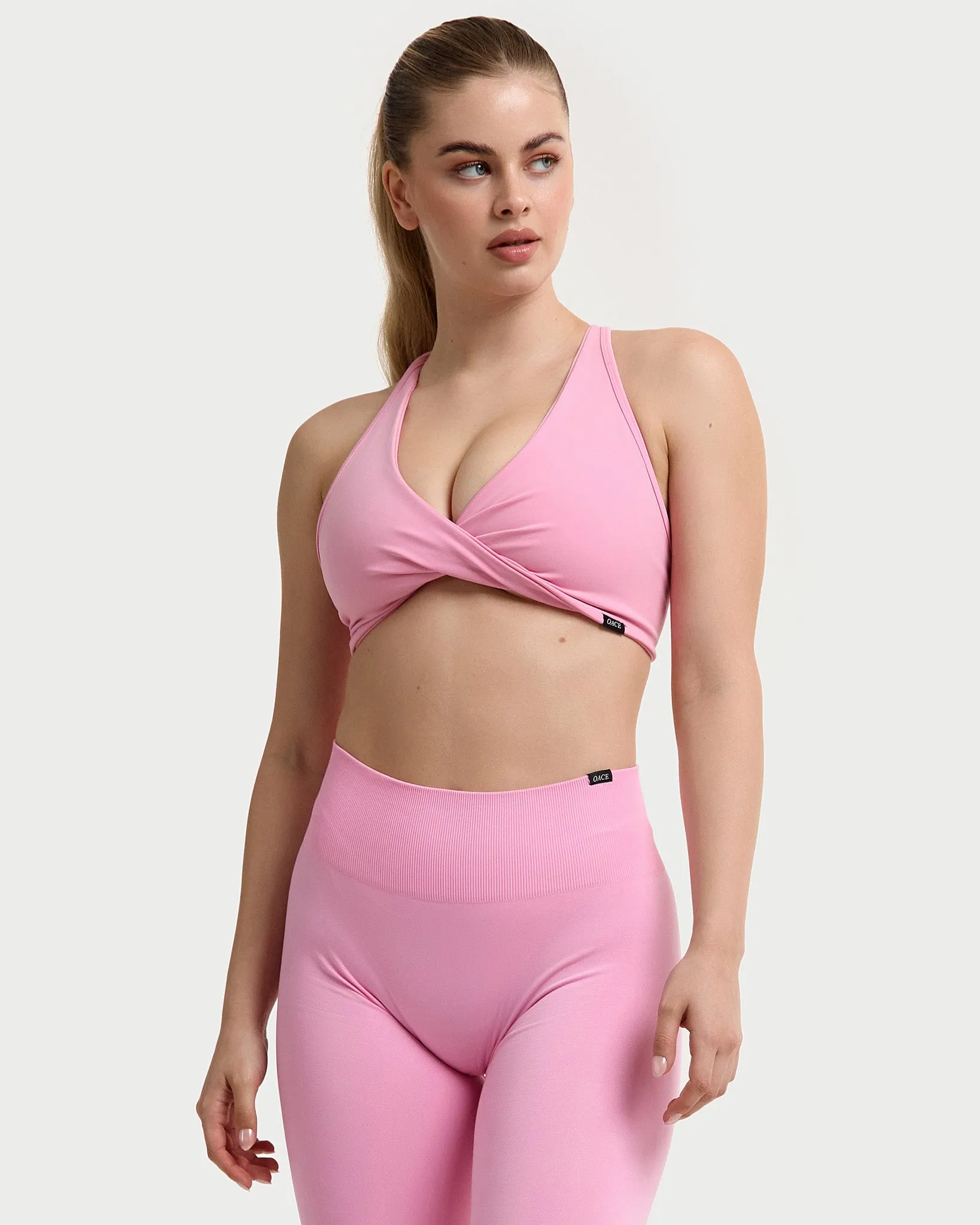 Appearance Twisted Nylon Bra