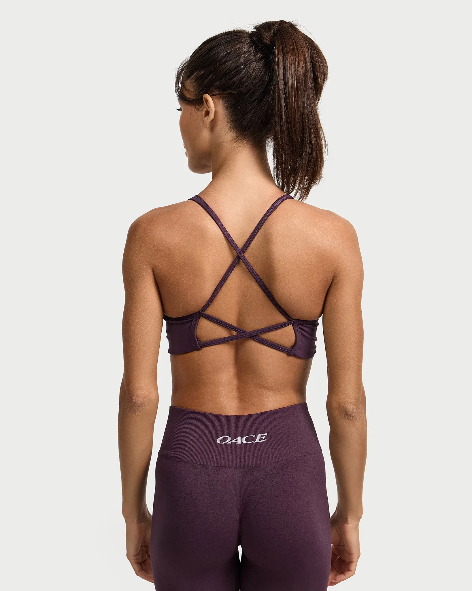 Appearance Twisted Nylon Bra