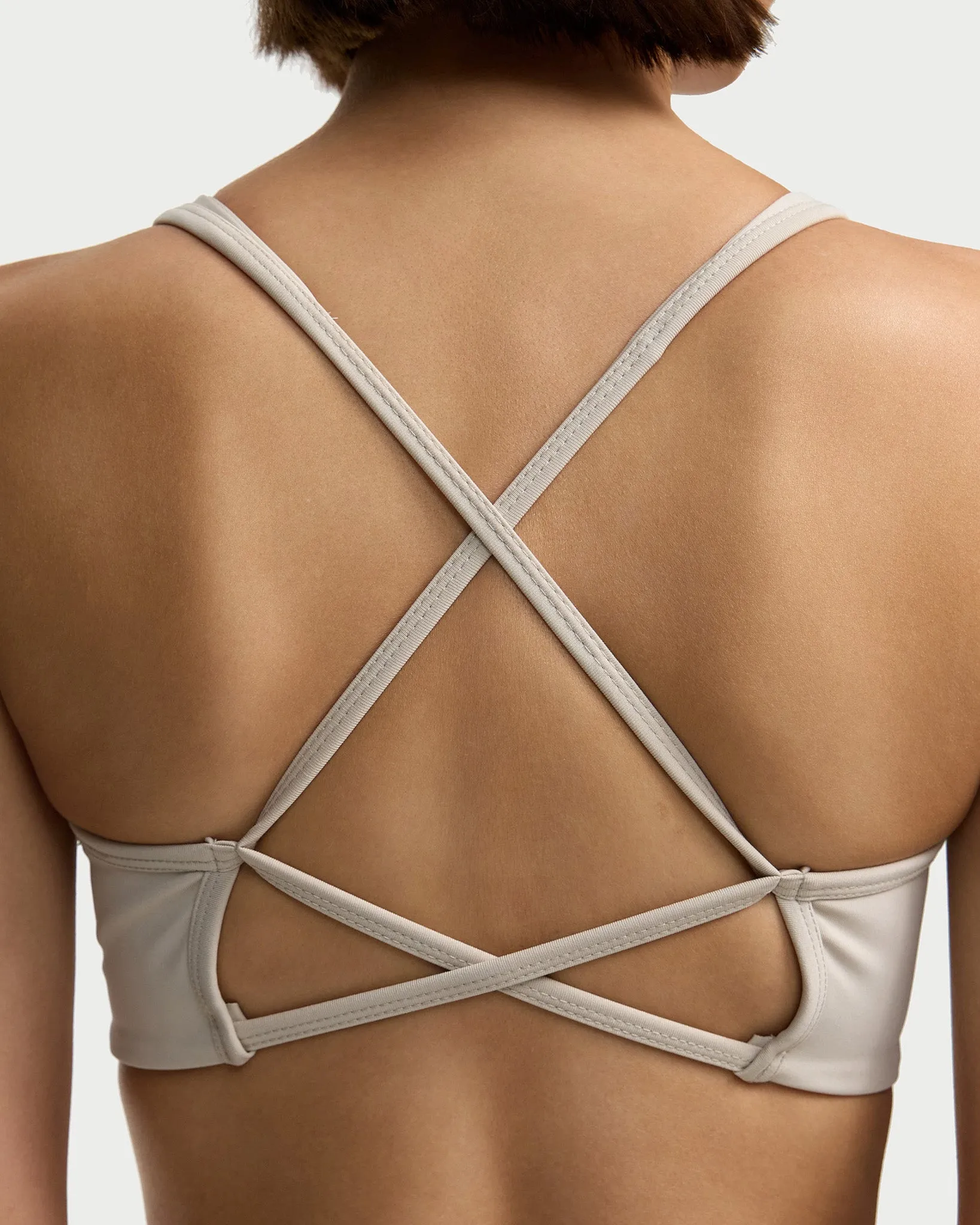 Appearance Twisted Nylon Bra