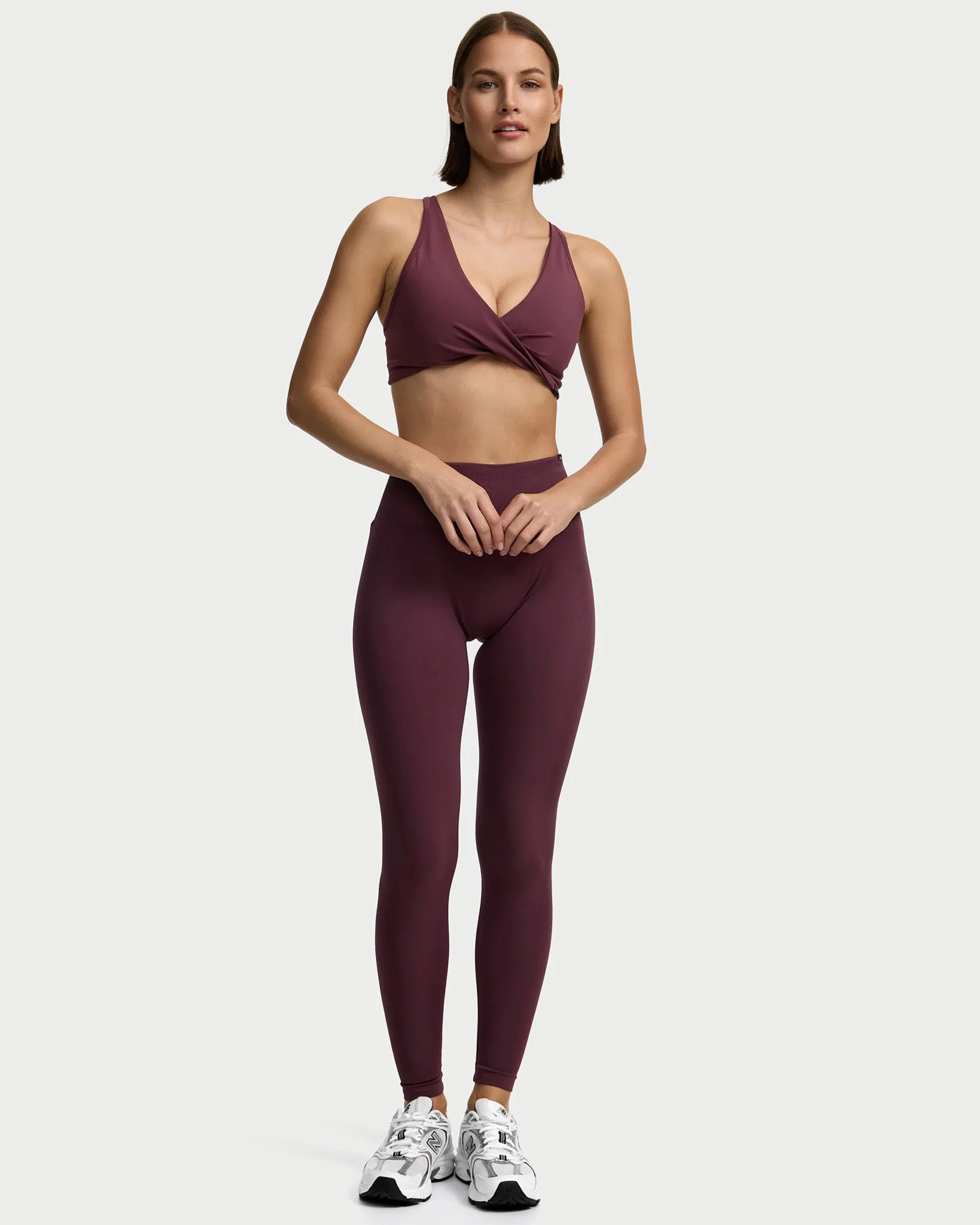 Appearance Twisted Nylon Bra