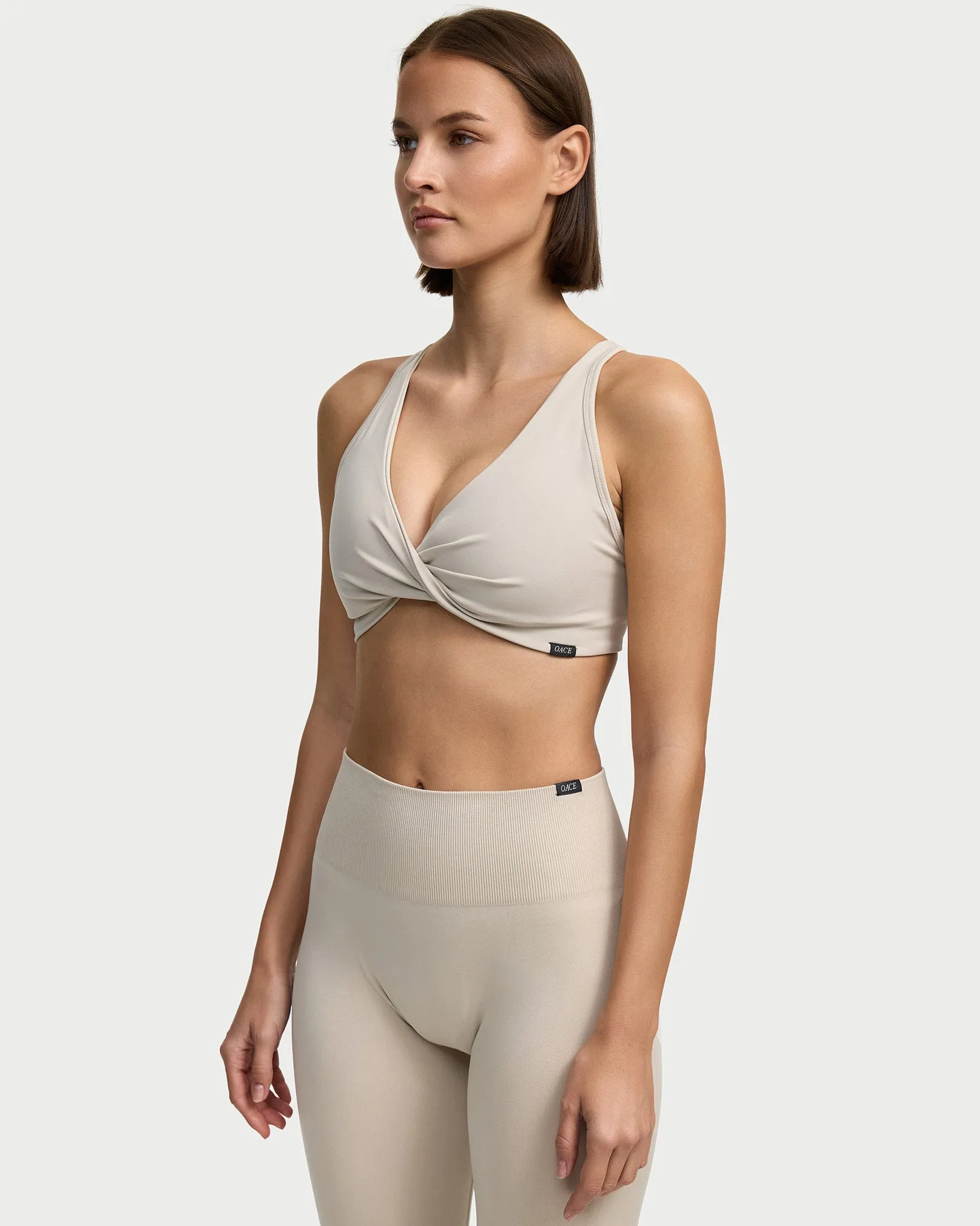Appearance Twisted Nylon Bra