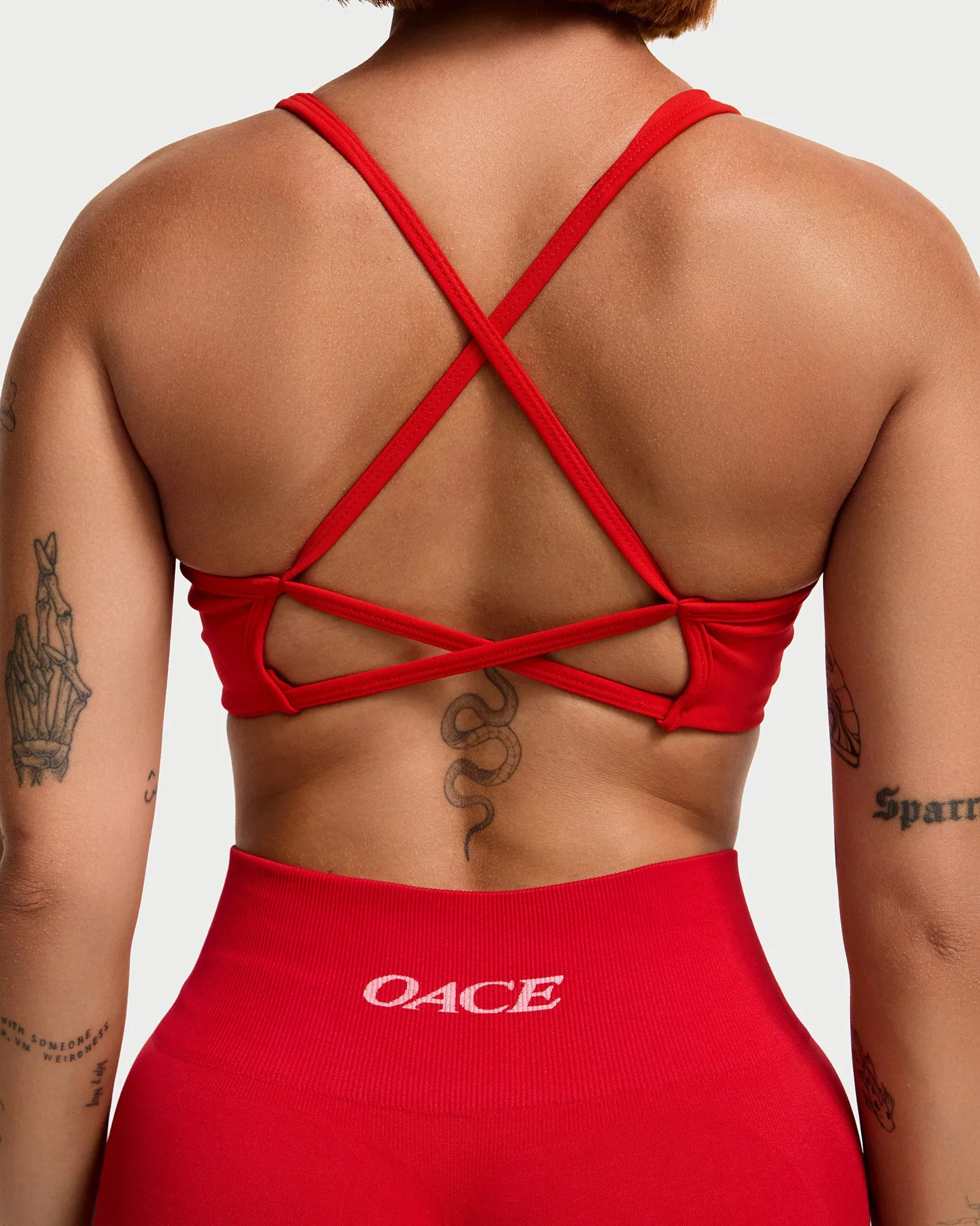 Appearance Twisted Nylon Bra