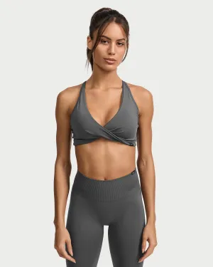 Appearance Twisted Nylon Bra