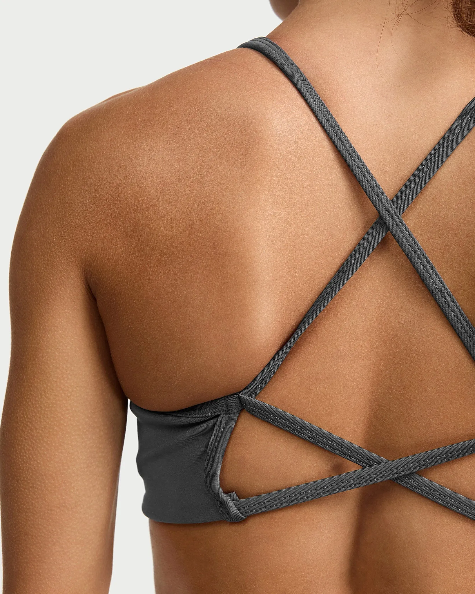 Appearance Twisted Nylon Bra