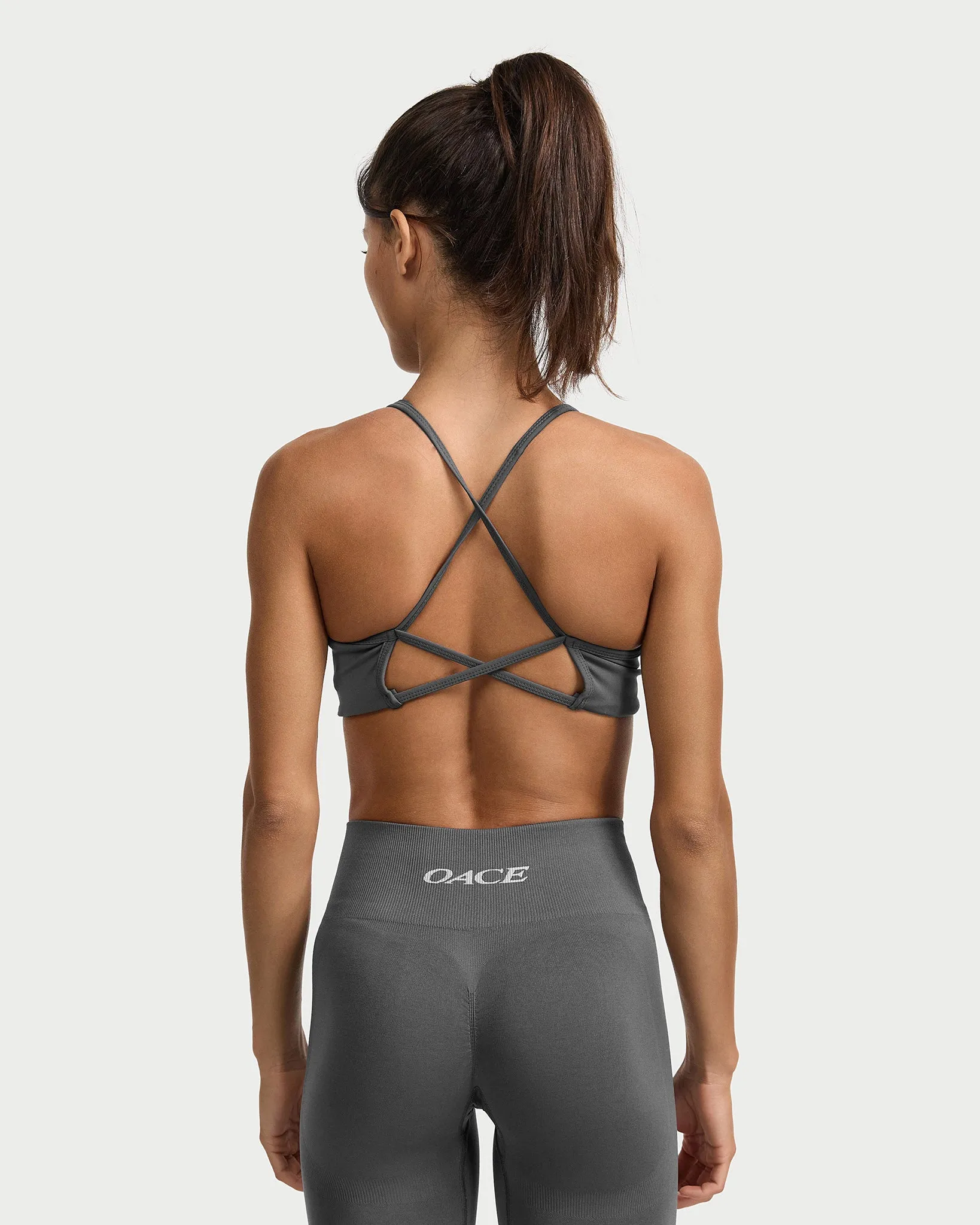 Appearance Twisted Nylon Bra