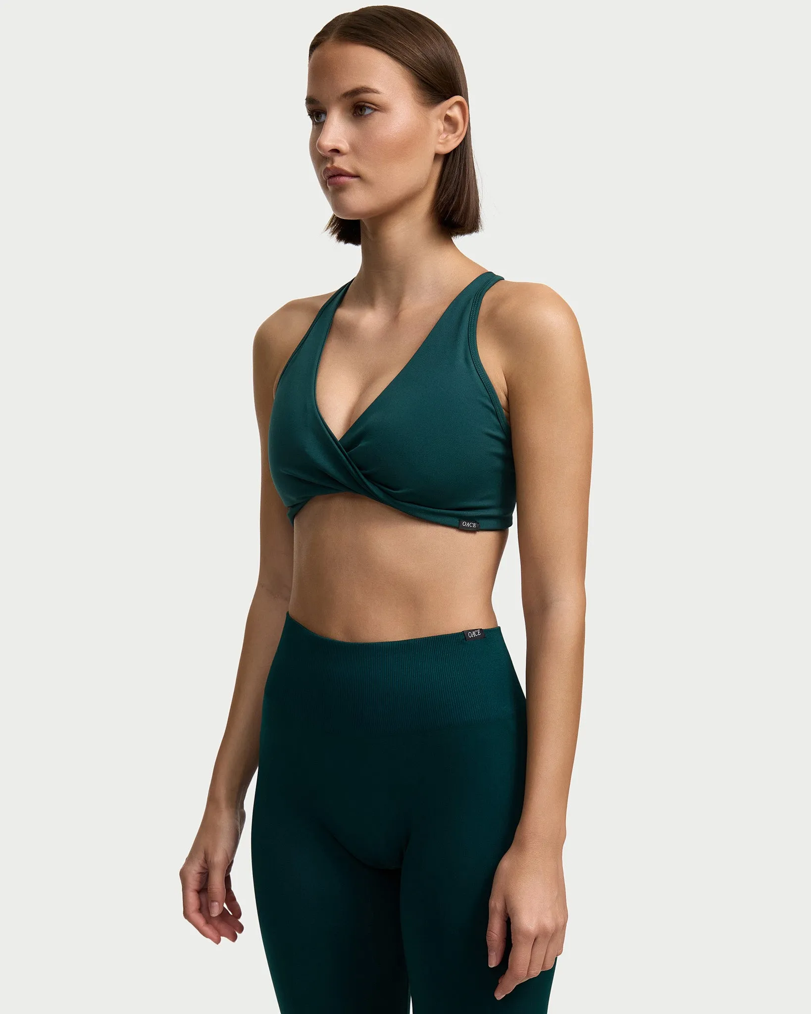 Appearance Twisted Nylon Bra