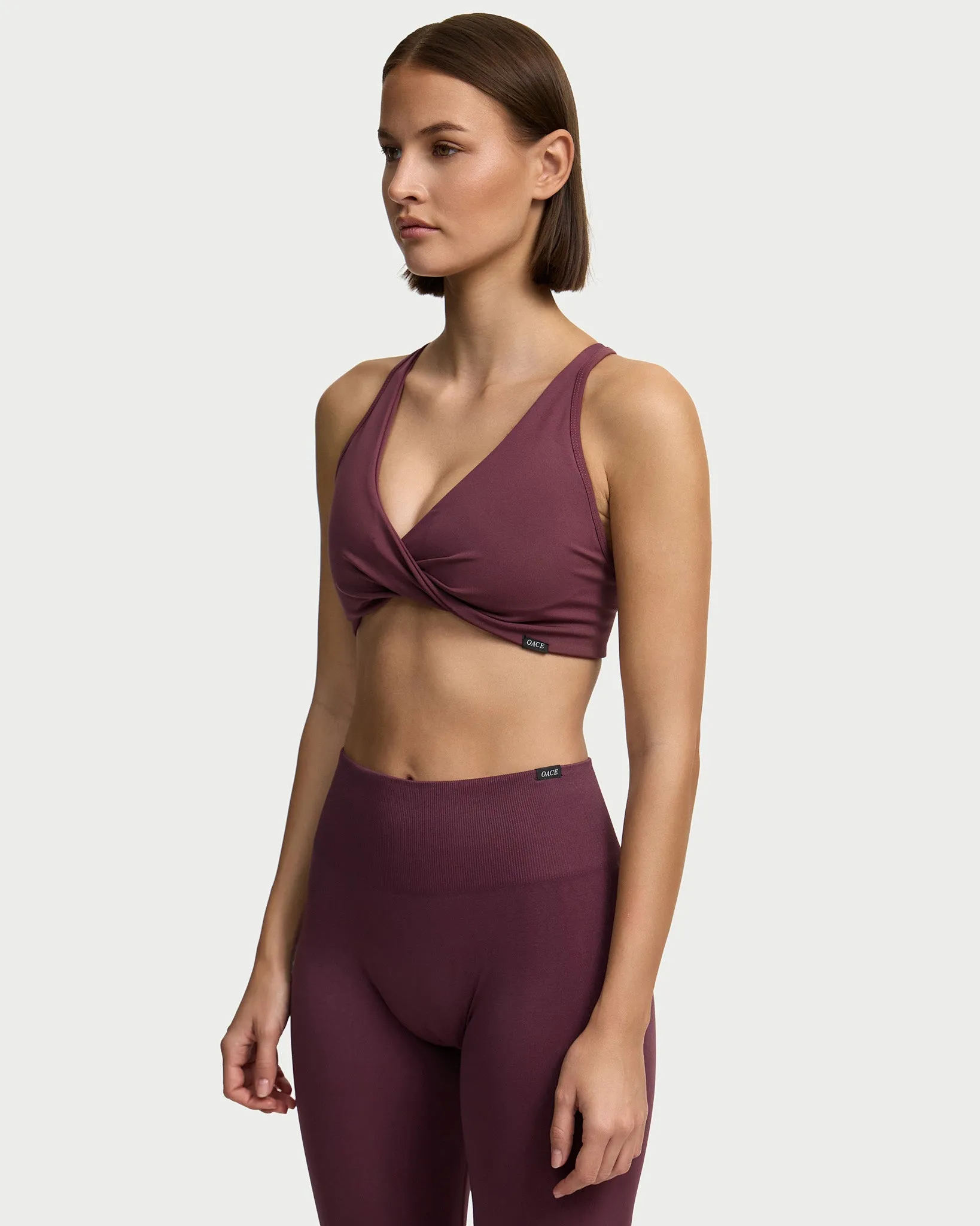 Appearance Twisted Nylon Bra