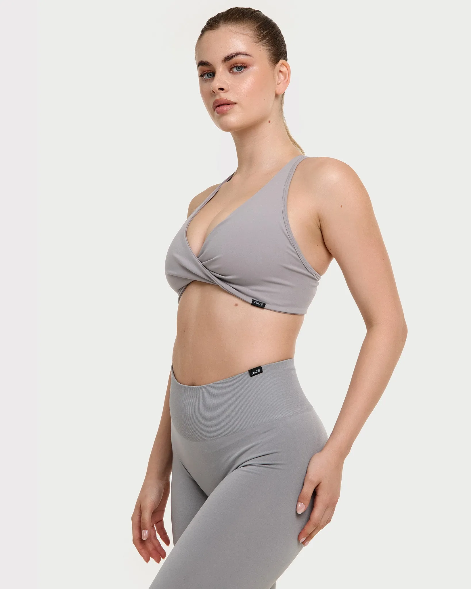 Appearance Twisted Nylon Bra