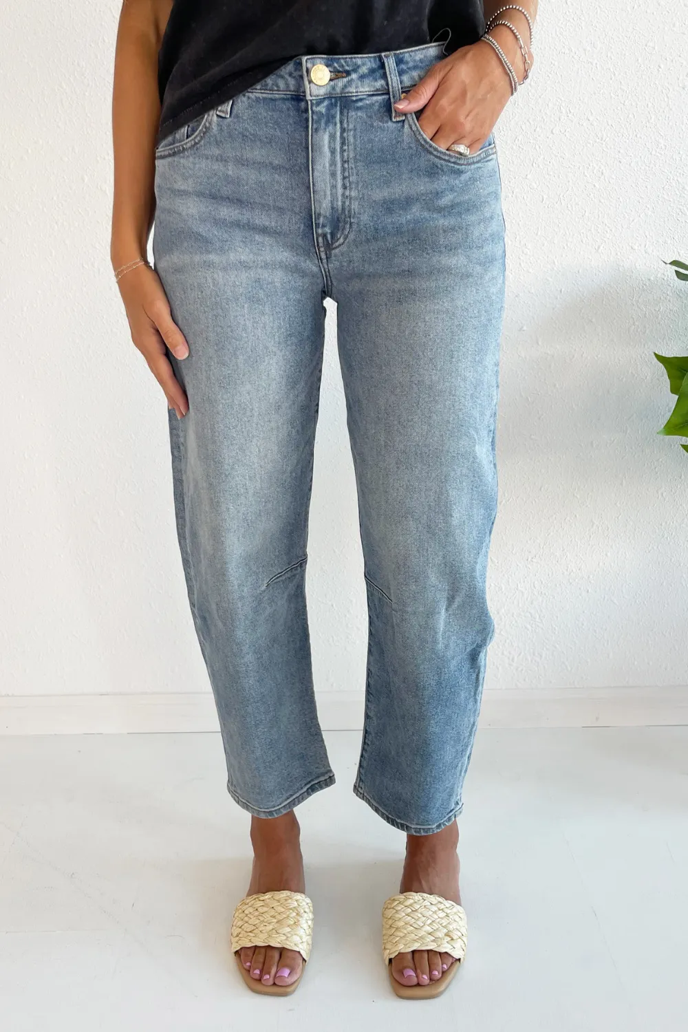 Ashley High Rise Slouchy Barrel