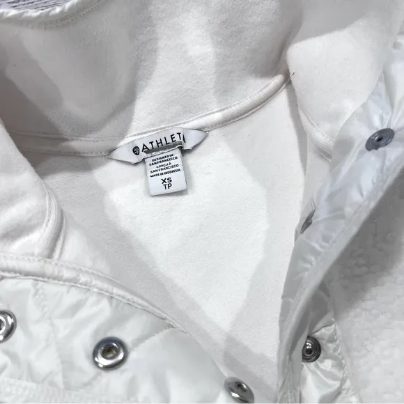 Athleta Cozy Sherpa Snap Pullover
