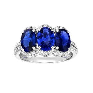 Azure Blue Sapphire Ring