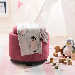 Baby Ozzie Throw - Assorted 32" X 40" Grey Print Neutral