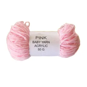 Baby Yarn Pink Pack of 5