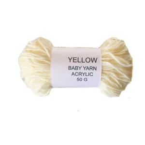Baby Yarn Yellow Pack of 5
