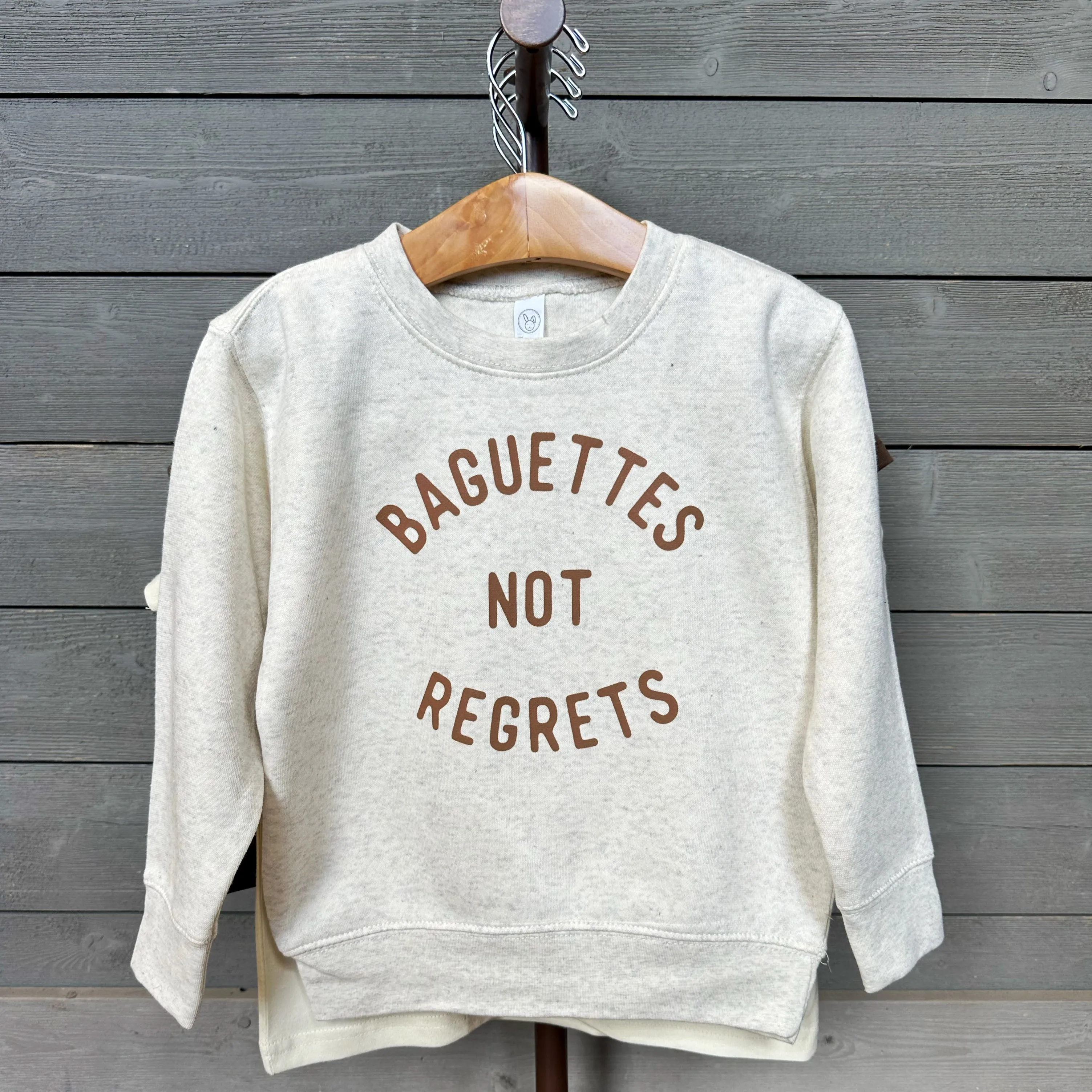 Baguettes not Regrets Sweatshirt for Kids