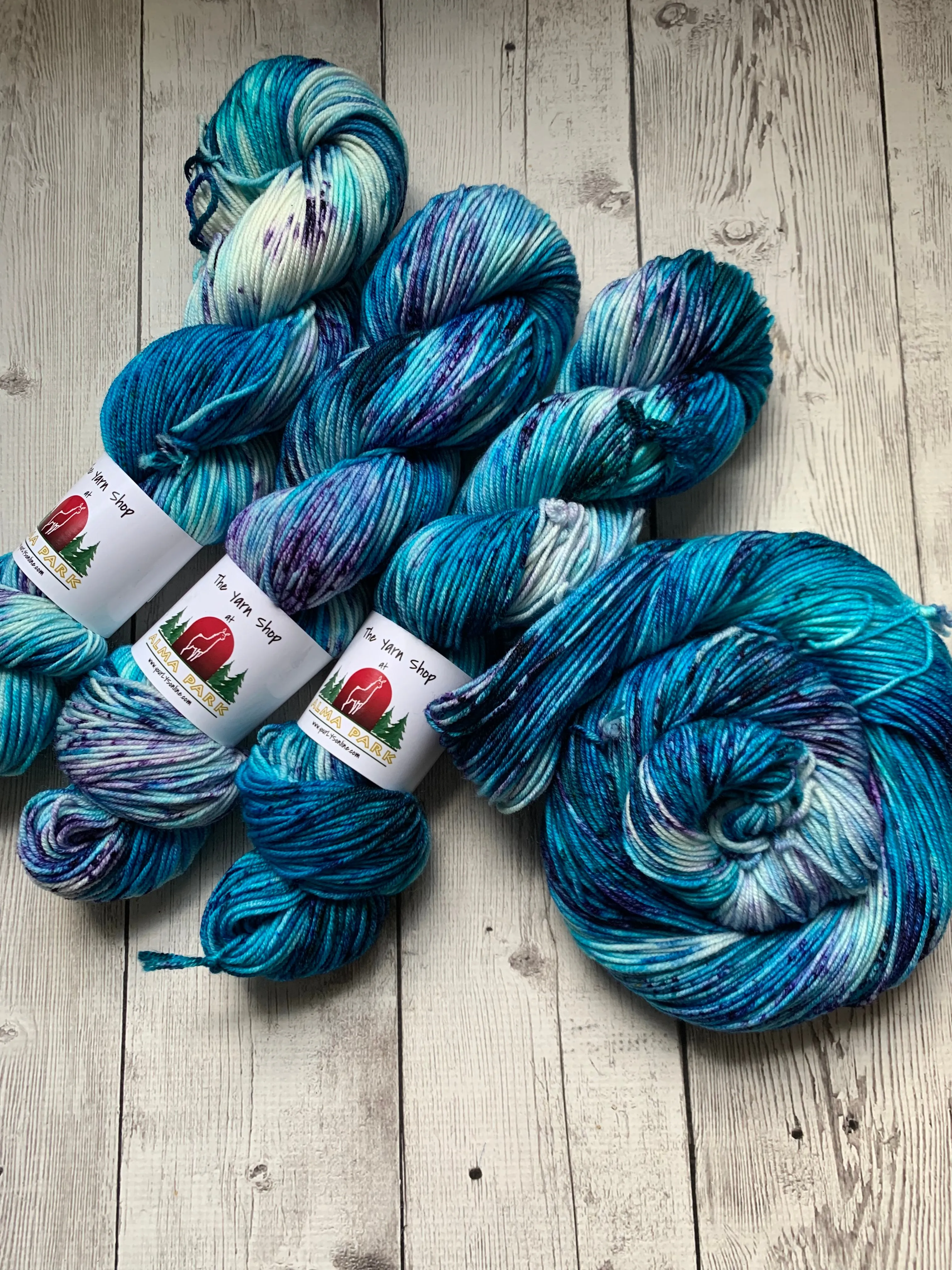 BAJA -  Handpainted/speckled  Multiple Yarn Weights  -  RTS