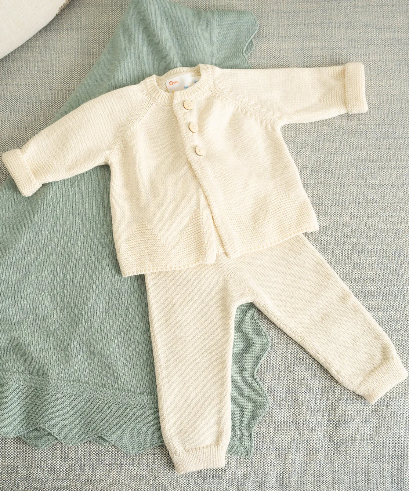 Baker Baby Pant, Cream