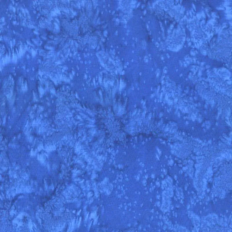 Bali Batik Watercolors Blue Jay