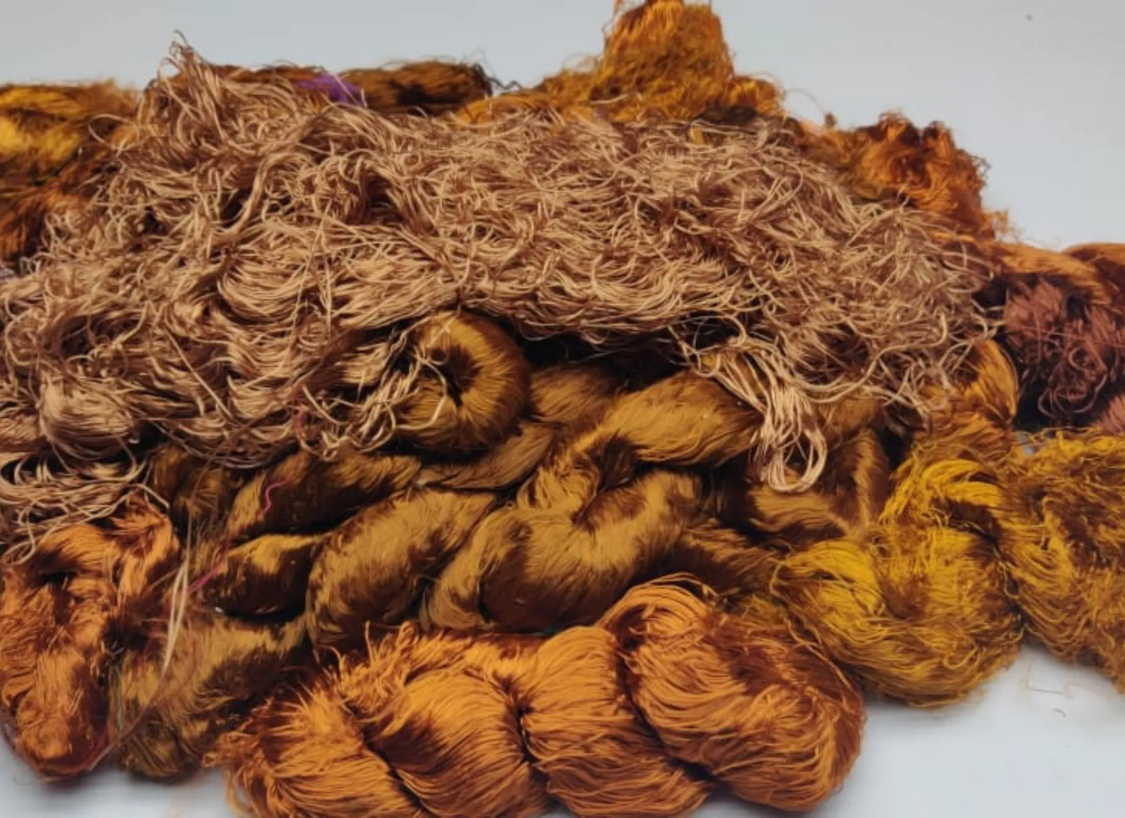 Banana Yarn Fiber - Golden Brown