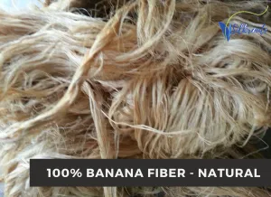 Banana Yarn Fiber - Natural