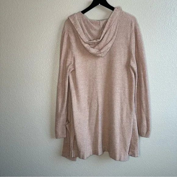 Barefoot Dreams Cozy Chic Lite Open Front Hooded Cardigan Women’s Extra Large XL