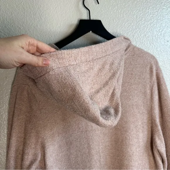 Barefoot Dreams Cozy Chic Lite Open Front Hooded Cardigan Women’s Extra Large XL