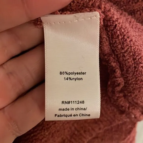 Barefoot Dreams Cozy Chic Lite Terra Cotta Open Cardigan