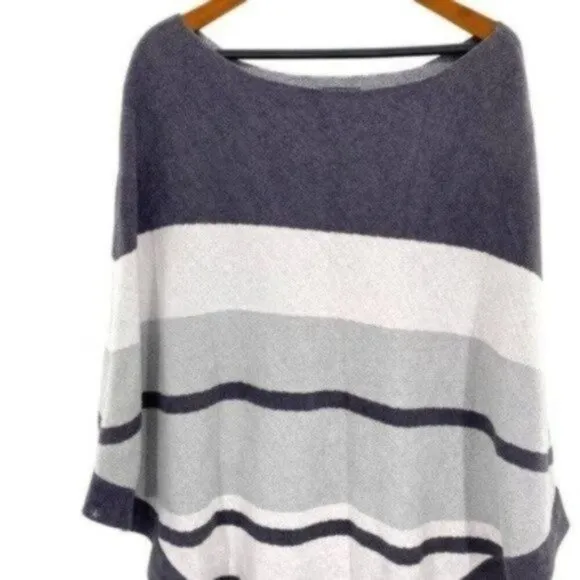 Barefoot Dreams Sweater Cozy Chic Poncho Shrug