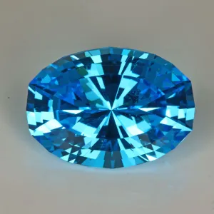 Barion Oval Swiss Blue Topaz Gemstone 13.52cts
