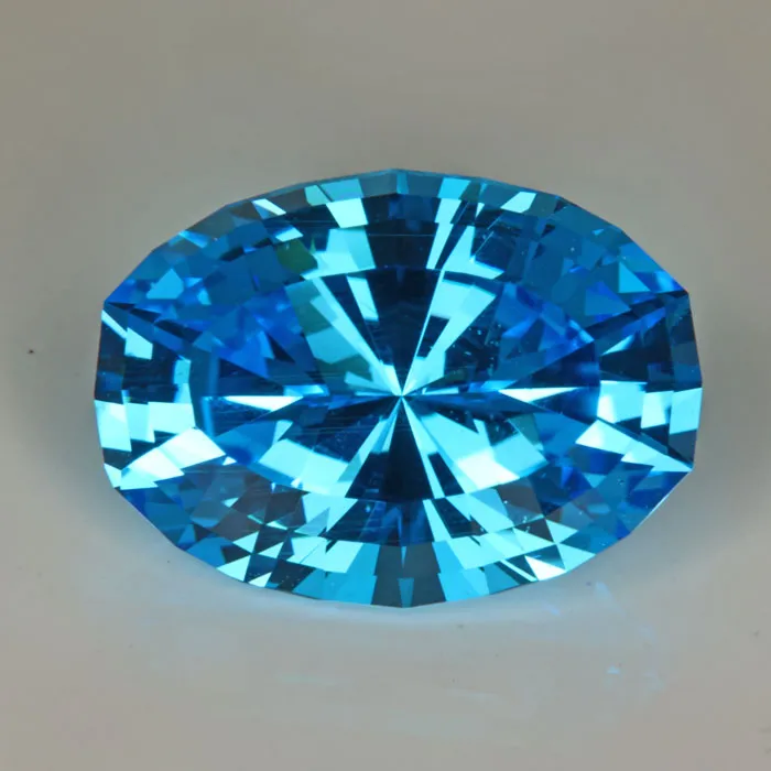 Barion Oval Swiss Blue Topaz Gemstone 13.52cts
