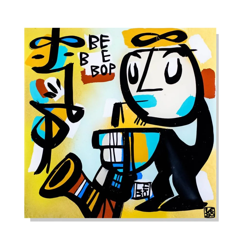 Be Bop - Lebo Steel Mineral Print