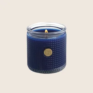 Beach House Textured Glass Candle