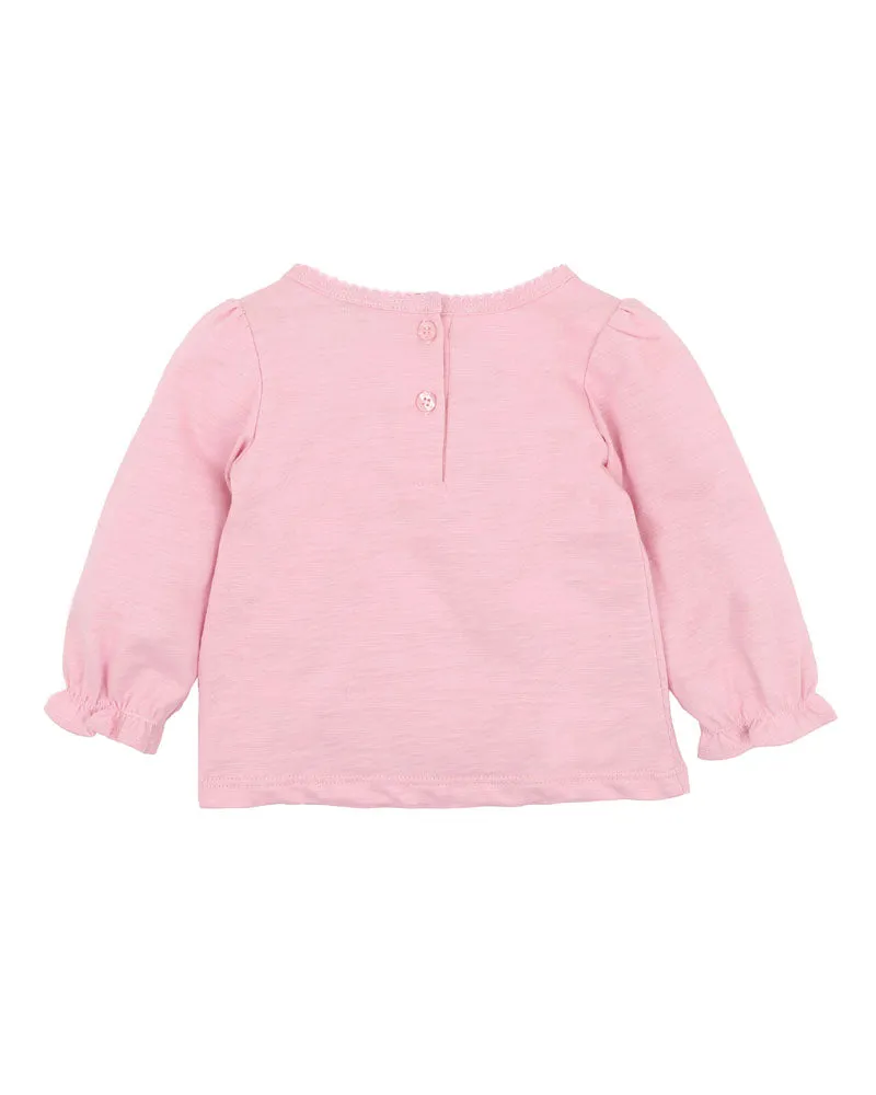 BEBE FLOSSY BUNNY TEE