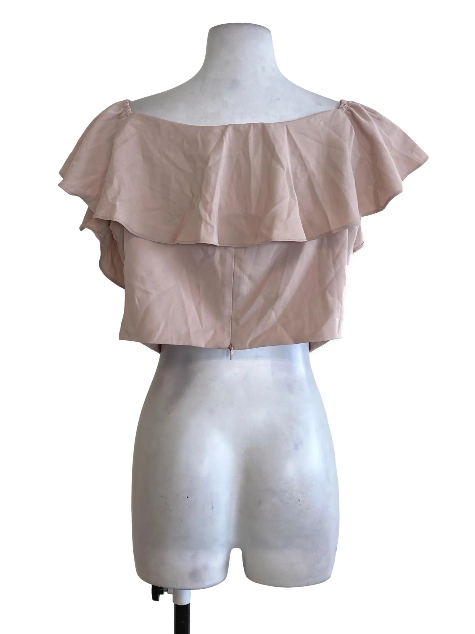 Beige Layered Top