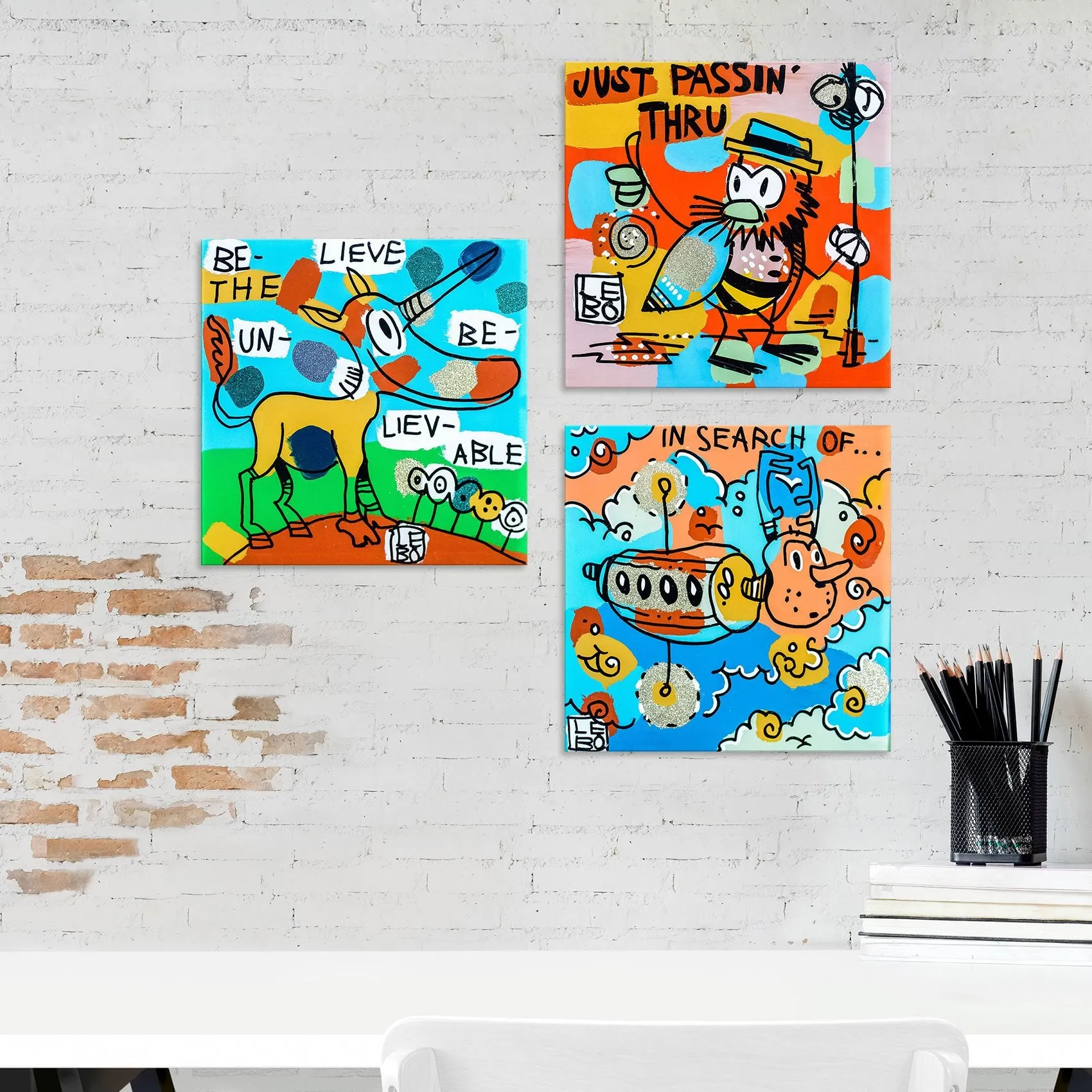 Believe The Unbelievable  - Lebo Steel Mineral Print Set