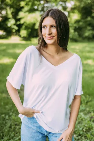 Bella Women's Slouchy Vneck Tee