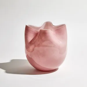 Ben David Cino Frilled Vase Pink