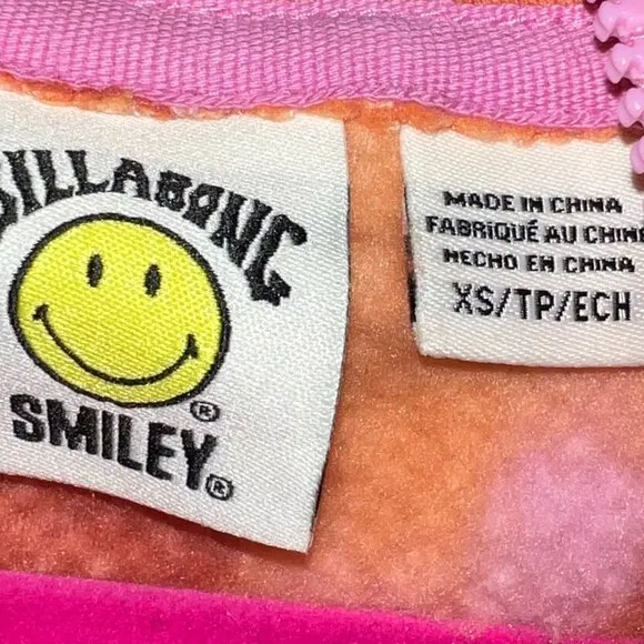 BILLABONG X SMILEY Cozy Smiles Fleece Hoodie